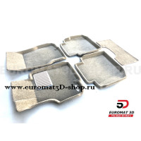 Текстильные 3D коврики Euromat3D Lux в салон для Infiniti M (2006-2010) № EM3D-002809T Бежевые Текстильные 3D коврики Euromat3D Lux в салон для Infiniti M (2006-2010) № EM3D-002809T Бежевые