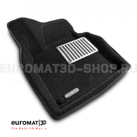 Текстильные 3D коврики Euromat3D Lux в салон для Volkswagen Tiguan (2008-2016) № EM3D-005419