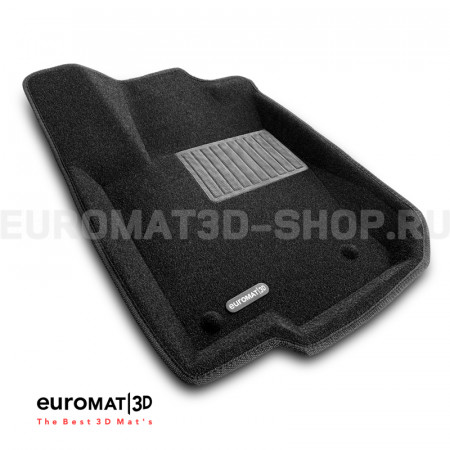 Текстильные 3D коврики Euromat3D Business в салон для Mercedes ML-Class (W166) (2011-2016) № EMC3D-003517