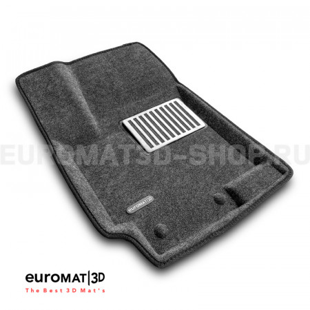 Текстильные 3D коврики Euromat3D Lux в салон для Kia Rio (2011-2016) № EM3D-002922G Серые Текстильные 3D коврики Euromat3D Lux в салон для Kia Rio (2011-2016) № EM3D-002922G Серые