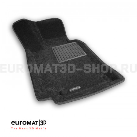 Текстильные 3D коврики Euromat3D Premium в салон для Mercedes E-Class Coupe (C238) (2017-) № EMPR3D-003507