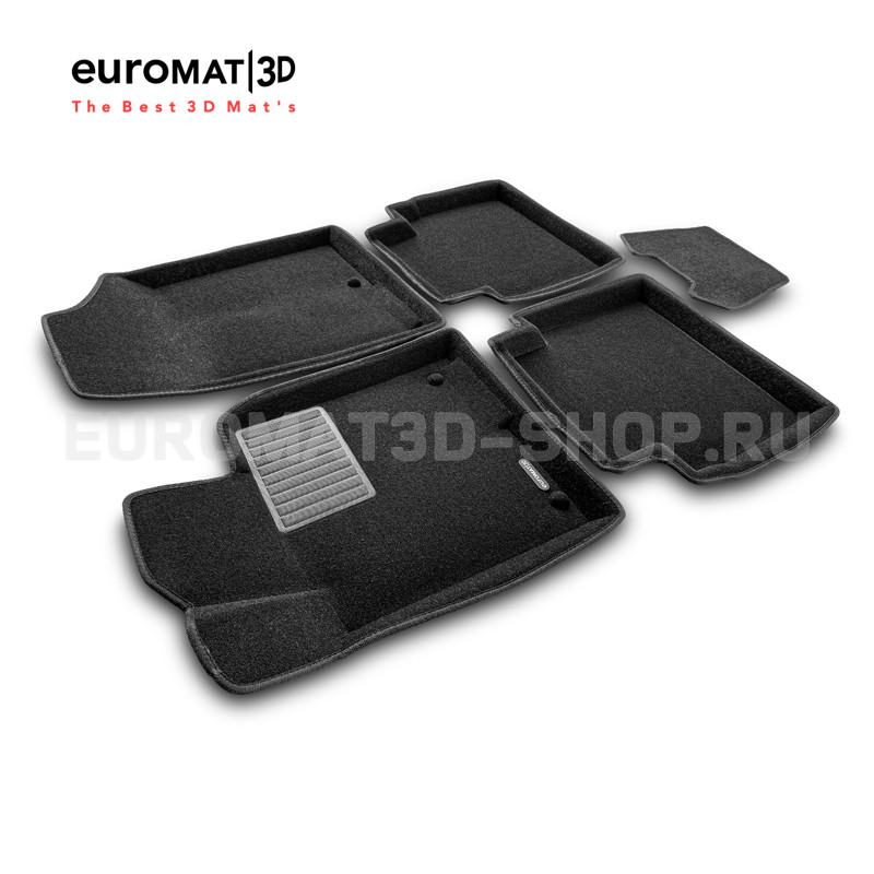 Текстильные 3D коврики Euromat3D Premium в салон для Hyundai Sonata (2017-) № EMPR3D-002929 Текстильные 3D коврики Euromat3D Premium в салон для Hyundai Sonata (2017-) № EMPR3D-002929
