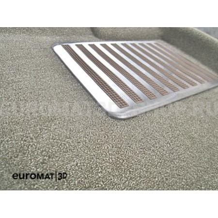 Текстильные 3D коврики Euromat3D Lux в салон для Mercedes B-Class (W247) (2018-) № EM3D-003510T Бежевые