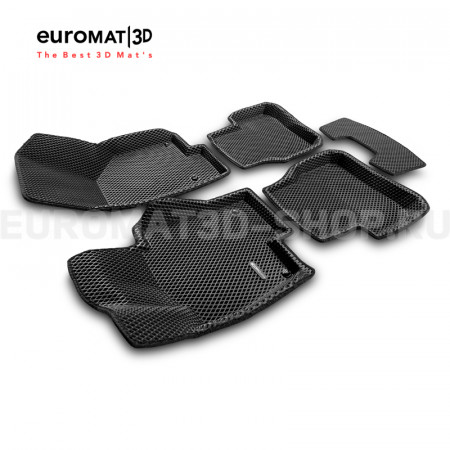 3D коврики Euromat3D EVA в салон для Volkswagen Passat CC (2009-) № EM3DEVA-005412