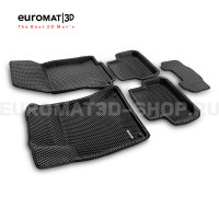 3D коврики Euromat3D EVA в салон для Mercedes CLA-Class (C117) (2013-2018) № EM3DEVA-003516