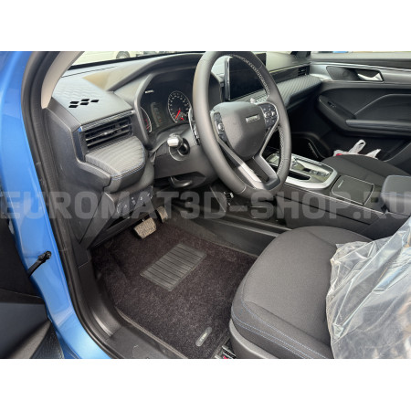 Текстильные 3D коврики Euromat3D Business в салон для Haval Jolion (2021-) (полный привод) № EMC3D-001473 Текстильные 3D коврики Euromat3D Business в салон для Haval Jolion (2021-) (полный привод) № EMC3D-001473