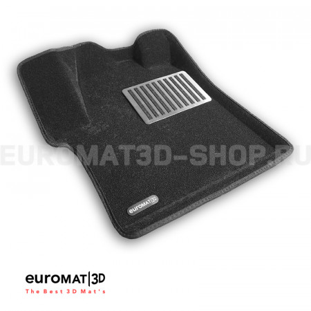 Текстильные 3D коврики Euromat3D Lux в салон для Opel Zafira Life (2016-) № EM3D-003900
