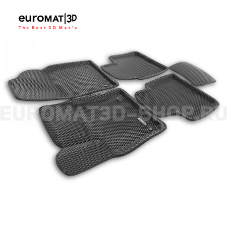 3D коврики Euromat3D EVA в салон для Geely Monjaro (2021-) № EM3DEVA-001412