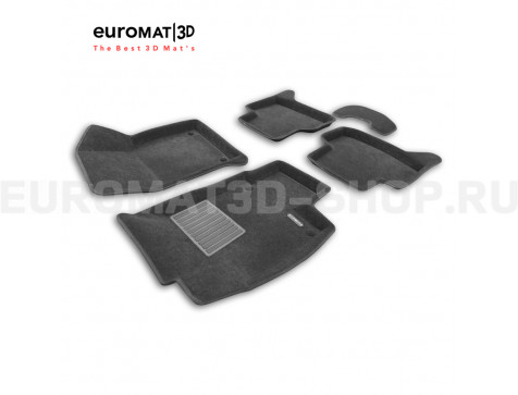 Текстильные 3D коврики Euromat3D Business в салон для Cupra Formentor (2020-) № EMC3D-005451
