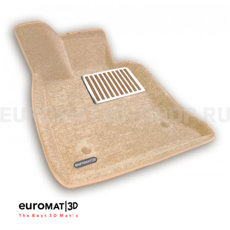 Текстильные 3D коврики Euromat3D Lux в салон для Cadillac CT6 (2018-) № EM3D-001300T Бежевые Текстильные 3D коврики Euromat3D Lux в салон для Cadillac CT6 (2018-) № EM3D-001300T Бежевые