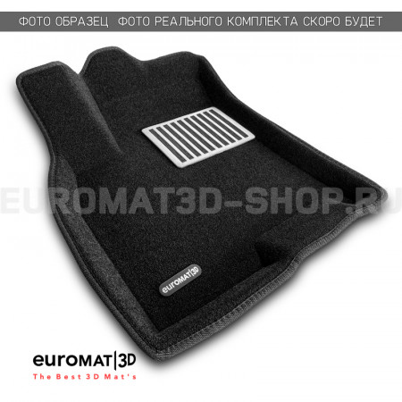 Текстильные 3D коврики Euromat3D Lux в салон для Land Rover Range Rover Evoque Long (2019-) № EM3D-003112